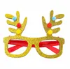 Lunettes de noël père noël arbre de noël lunettes photo accessoire fête décoration fournitures 40 modèles en option SN819