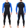 Wetsuits Drysuits Men Full Body Wet Sleeves Long Swim Suit Summer Swimming Scuba Snorkeling Surfing Swimsuit Equipment HKD230704