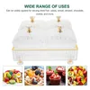 Dinnerware Sets Snack Compartment Platter Decorative Bowl Storage Tray Container Veggie Dried Fruit Ps Serving Dish