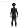 Wetsuits Drysuits 2.5mm Neopren Sörf Çocuklar Wetsuit Erkek Kız Denizanyalı Süpürük Çocukları Sualtı Dalış Takım Sıcak Islak Takım HKD230704