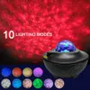 Lumières Led Starry Sky Star Galaxy Projecteur Night Light Haut-parleur Bluetooth intégré pour la maison Chambre Décoration Enfants Saint Valentin gi HKD230704