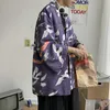 Erkekler Sıradan Gömlek Japon Gömlek Erkekler Kimono Çin Geisha Varış Sokak Giyim Harajuku 230706