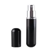 5ml outils de maquillage de haute qualité petit flacon de vaporisateur de parfum en verre en aluminium noir 5cc atomiseur cosmétique portable F20172667 Mckdn