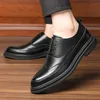 Sukienka buty Wysokość wzrostu męskiego ślubu Brogue Obcina Men Business Winda Moda Man Man Lift Shoe Oxford 230703