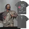 Men's T Shirts Cactus Jack T Shirt Original High Quality Grey Short Sleeves Summer Casual Hip Hop T shirt Men Women 230703