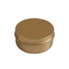 Gold 15g 25g 60g Top Quality Cream Refillable Metal Aluminum Jar Tin Screw Thread Cosmetic Lip Balm Mask Ointment Containers Xlpnq