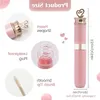 6ml Pembe Zarif Şişeler Konteyner Dudak Tüpleri Boş Dolunabilen Lipgloss Şişeler Şişeler DIY örnekleri için fırça ile HBCTL