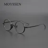 Lunettes de soleil Cadres Japon Handmade Pure Men's Retro Round Frame Lunettes High Degree Optical Prescription Eyeglasse Myopia Eyewear 230704