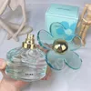 Blue Love Skies Doft Blomma Kvinnor Parfym EDT Naturlig Doft 100ml 3.3 FL.OZ Limited Edition Parfym För Tjej Kvinnor Dam Fint Luktande God Kvalitet Lyx Logotyp