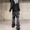 Jeans da uomo Harajuku Lavato Vintage Dritto Gamba Larga Denim Pantaloni Uomo E Donna High Street Baggy Casual Flare Y2K Oversize