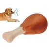 Dog Toys Chews Pet Toy Rubber Chicken Leg Puppy Sound Squeaker Chew For Dogs Cat Interactive Supplies Products Drop Delivery Home G Dh2Xj