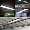 Lampy wiszące Prosty żyrandol biurowy LED Llong Strip Zimna biel Ciepłe neutralne światło Sklep odzieżowy Inżynieria budowlana