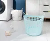 Tende cesto di lavanderia sporca in plastica cestino sporco cesto vestiti cestino per lavanderia bagno giocattoli cesto di stoccaggio