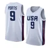 Print Copa do Mundo de Basquete 2023 US Tyrese Haliburton Jerseys Estados Unidos 4 Jalen Brunson 11 Anthony Edwards 1 Austin Reaves 15 Brandon Ingram 14 Jaren Jackson Jr 13