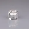 5g Vuoto Acrilico Nail Art Contenitore Vaso cosmetico Piccolo campione Vaso per crema Gel per unghie Polvere Scatola Strumento per il trucco Bianco F2017820 Cqpln