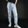 Förvaringsväskor Damrutigt Bälte Canvas Midjebälten Cummerbunds Midjeband Casual Rutigt Mode Svartvita rutigt jeans
