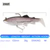 Przynęty przynęty królestwo szalony pstrąg miękka przynęta 120mm 38g wędkarstwo jigging pcv słonowodne przynęty wrażliwe T tail Leurre Souple Lure Tackle 230704