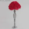 Bougeoirs IMUWEN Or / Argent Fleurs Vases Bougeoirs Route Plomb Table Centre De Table En Métal Stand Chandelier Pour La Fête De Mariage Décor Z230704