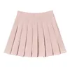 Jupes Printemps Été Jupe Coréenne Courte Taille Haute Sexy Mini École Plissée Kawaii Japonais Rose Femme 230703