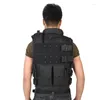 Gilets pour hommes Gilet tactique Ventilateur militaire Vêtements d'entraînement en plein air Uniforme de combat Imitation Body Armor Real Cs Stab Proof