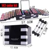 Eye Shadow Liner Combination Make Up Sets180 142 74 Colors Matte Glitter Shadow Palette Powder Lipstick Blush Pennello per trucco Kit cosmetici professionali 230703