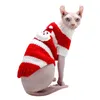 Costumes de chat série MPK pull chaud vêtements pour animaux de compagnie automne hiver année robe de noël 6 couleurs disponibles