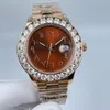 Diamond Watch Mens Automatic Mechanical Designer Orologi 41mm Sapphire Orologi da polso da donna Montre de Luxe impermeabili