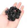 Mise à niveau de voiture 10/20/50pcs 8mm de diamètre 8mm noir véhicule pare-chocs de voiture panneau de porte garde-boue Clips de retenue en plastique attaches automatiques Rivets Clips