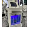 2023 hot sale face therapy RF hot and cold hammer treatment H2O2 water facial clean beauty machine