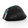 Wireless vertical mouse 2.4G wireless BT mouse, full-color lamp programming three-mode game mouse