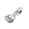 Свободные драгоценные камни CKK Silver 925 Ювелирные изделия шарнирные лодки Dangle Charm подходит для оригинальных браслетов стерлинговыми бусинками