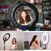 Grossist VL-600T Professional Bi-Color LED Ring Video Light Fill Light fjärrkontroll Bi-color för fotografering Studio YouTube Video