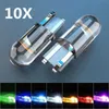 Uppgradering 10/2st W5W LED T10 CAR LIGHT COB GLASS 6000K VIT AUTO AUTO AUTOOLISS LICESPLATE LAMP DOME LÄS DRL BULB STIL 12V UNIVERSAL