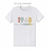 Męskie koszulki męskie koszulki Retro 1968 klasyczne 50 lat urodziny T mężczyźni 50. Tshirt dzień ojca prezent Vintage Tee Z230705