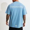 T-shirts voor heren Zomer Oversized T-shirt voor heren met zwaardprint Katoen Ronde hals Sport Fitness Korte mouw Gym Hardlooptraining T-shirt 230703