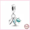 Charms in argento 925 con perline adatte al braccialetto con charm Pandora Tartaruga marina Starfish Blue Charm Dolphin Octopus Shell