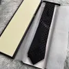 2023 Mens Silk Neck Ties Slim Narrow Polka Dotted letter Jacquard Woven Neckties Hand Made In Many Styles