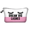 Borse portaoggetti Borsa da toilette Digital Bride Makeup Letters Stampa Wedding Cosmetic Pouch Gift For Brides Drop Delivery Home Garden Hou Dhhpd