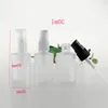 Flacone in vetro smerigliato da 30 ml con coperchio della pompa a pressione, flacone per lozione in vetro vuoto da 30 ml, confezione cosmetica in vetro da 1 oncia F20171381 Uiecg