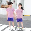 Ensembles de vêtements 2PCS Sports Ensembles pour enfants Vêtements de sport à séchage rapide Vêtements de basket-ball Respirant Enfants T-shirt en tissu d'été Vêtements Garçons Filles 230703