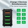4 usb Port Fast Chargers Quick Charge QC3.0 For Samsung Xiaomi Huawei USB Mobile phone Charger for Multiple phone models