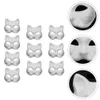 10 pièces bricolage masque à peindre léger Durable Cosplay accessoire mascarade masque chat visage masque L230704