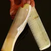 Peigne en corne pliable Portable peigne pliant antistatique brosse à cheveux fait à la main peignes en corne de boeuf naturel outils de coiffage F2017688 Wdkpn