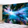 Tapestries Space Nebula Tapestry Tie Dye Style Tapestries Colorful Clouds Wall Covering Star Sky Background Wall Cloth