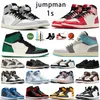 2023 free shipping designer shoes with box jumpman 1 low Basketball Shoes OG Jumpmen 1 1s voodoo se concord Obsidian Spider Verse space jam black phantom mens trainers