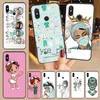 Casos de telefone celular médico enfermeira bonito dos desenhos animados capa de telefone móvel de luxo para xiaomi redmi note 7 8 9 t k30 max3 9 s 10 pro lite x0731