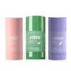 Mererke_pretty Green Tea Clay Face Maske Stick Ölkontrolle Anti-Akne 40 ml Mererke