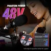 Mikser Debra Pro 8 Channel DJ Controlle z 99DSP Efekt Bluetooth 5.0 USB Mikser USB dla mikrofonu skraplacza do nagrywania karaoke.