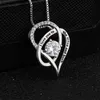 Mother Necklace Women Jewellry Mother's Day Gift "i love you to the moon and back" Heart Necklaces To My Mom Birthday L230704