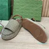 2023-WOMENS PLATFORM SANDAL canvas sandals for the latest collection element designer sandals Vintage Roman Sandals